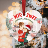 Weihnachts-Liebe - Paar-Baumschmuck