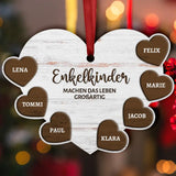 Meine Enkelkinder - Großeltern-Herzen Ornament