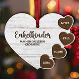 Meine Enkelkinder - Großeltern-Herzen Ornament
