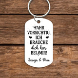 Bei mir - Paar-Schlüsselanhänger
