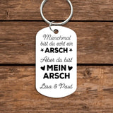 Mein Arsch - Paar-Schlüsselanhänger