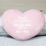 Jeden Tag - Paar-Herzkissen