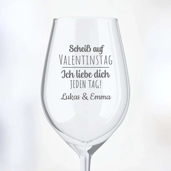 Jeden Tag - Paar-Weinglas
