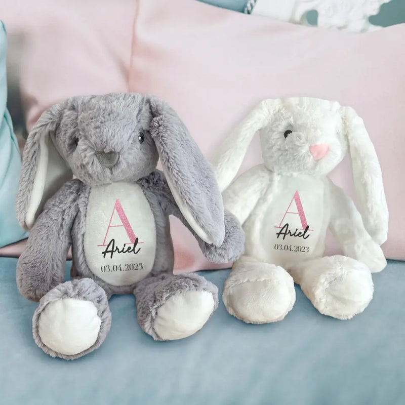 Initial - Kinder-Stoffhase