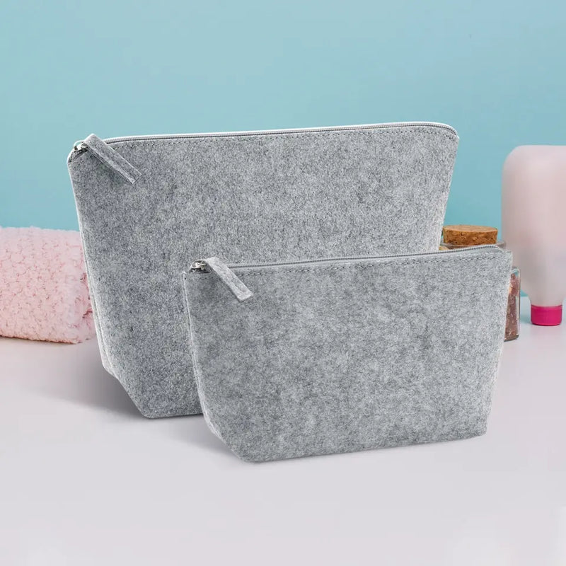 Deine Blume - Individuelle Kosmetiktasche Filz