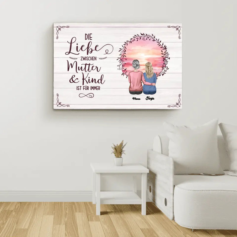 Mutter und Kinder - Eltern-Leinwand