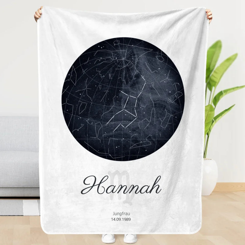 Personalisierte Kuscheldecke 150x200cm personalisierbar - gefertigt von Love & Faith