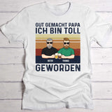 Gut gemacht Papa (Dunkelblau)  - Eltern-T-Shirt