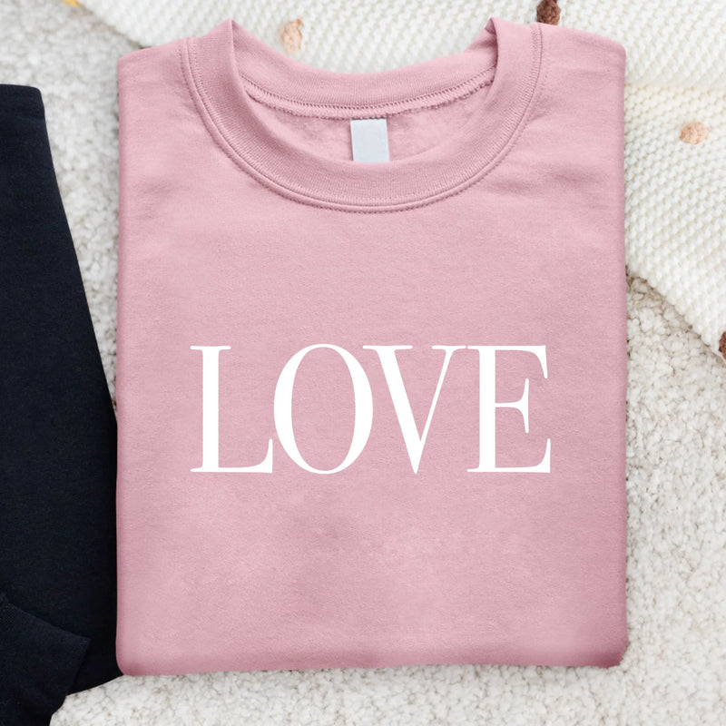 LOVE - Personalisierter Sweater für Paare und Freunde