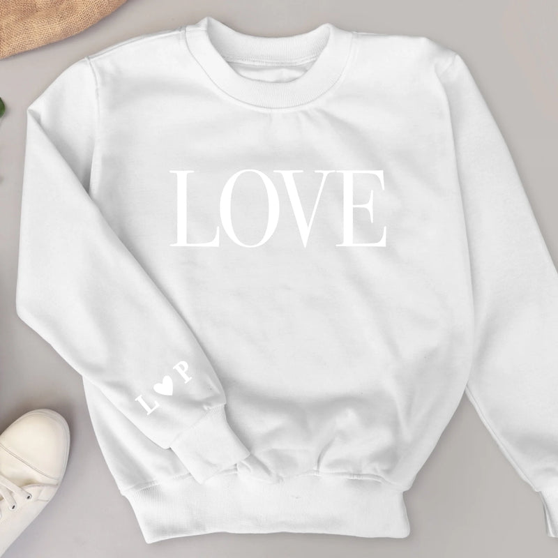LOVE - Personalisierter Sweater für Paare und Freunde