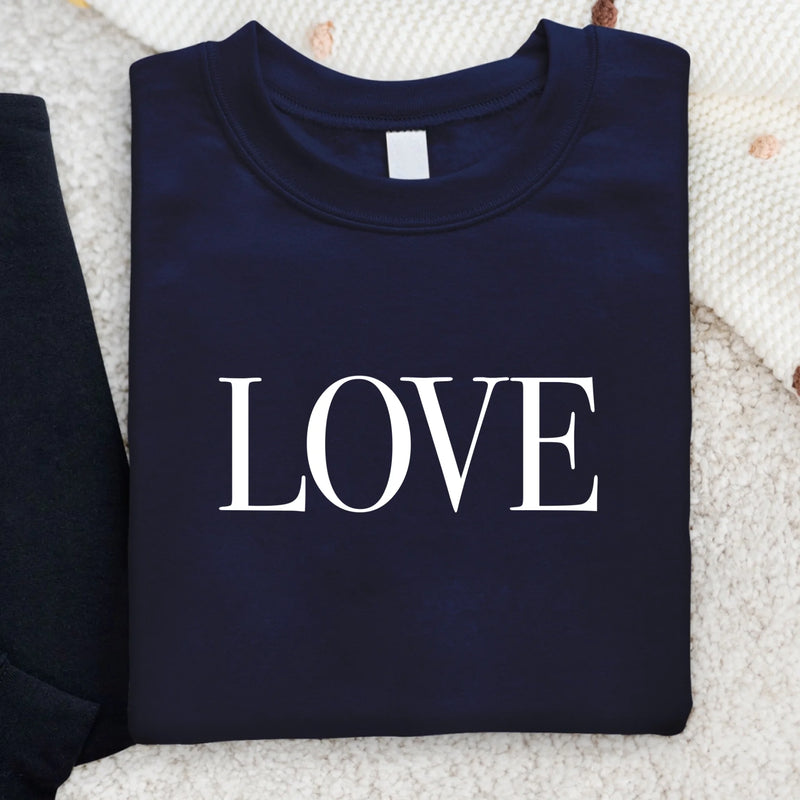 LOVE - Personalisierter Sweater für Paare und Freunde