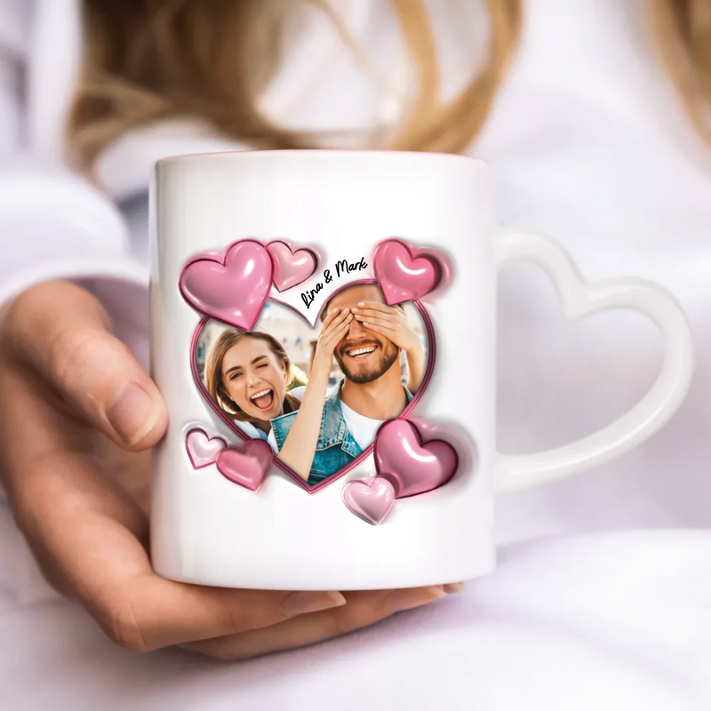 Heller Herz Tasse