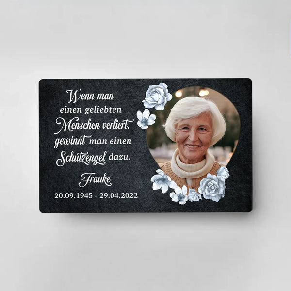 Personalisierbare Brieftascheneinlage mit deinem Design als Andenken für Trauernde - gefertigt von Love & Faith