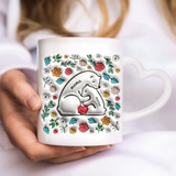Heller Herz Tasse