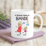 Personalisierte Tasse mit Druck für Mama – Mamas Bande