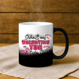 Personalisierte Tasse mit Foto zum Valentinstag für Paare – Unser Valentinstag – Motiv 8