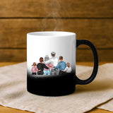 Magische Tasse mit Thermo-Farbwechsel und personalisiertem Namen – witzige Geschenkidee von Love & Faith