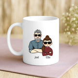 Personalisierte Tasse mit Druck für Opa mit Enkeln – Wie der Opa... – Motiv 3