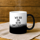 Magische Tasse mit Thermo-Farbwechsel und personalisiertem Namen – witzige Geschenkidee von Love & Faith