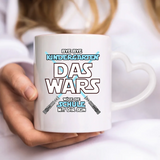 Herz Tasse Mock up Hände
