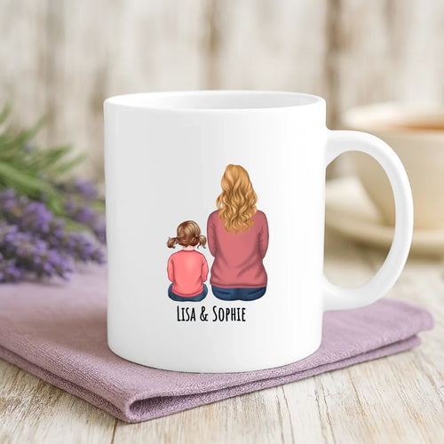 Personalisierte Tasse Jeden Tag mit Foto für Mama & Papa – Motiv 2