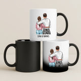 Personalisierte Tasse Jeden Tag mit Druck für Paare – Motiv 7