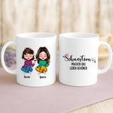 Personalisierte Tasse mit Druck für Schwestern – Schwestern