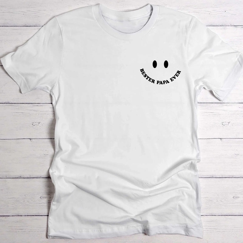 Weißes Cool Dads Club T-Shirt mit Rückendruck mit Foto personalisieren von Love & Faith