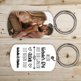 Neben Dir - Personalisierter Schlüsselanhänger mit Foto für Paare