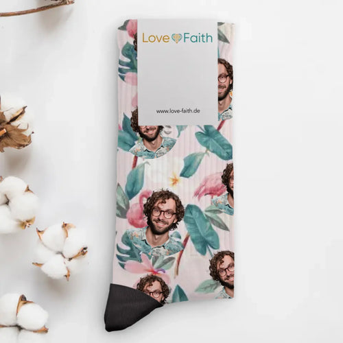 Personalisierte Socken mit Foto für den Sommer Summer Vibes