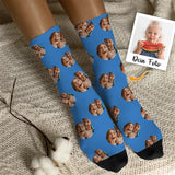 Valentins Socken - Personalisierte Socken mit Herzchen mit Foto Upload