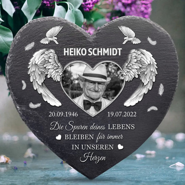 Für immer - Individuelles Schieferherz