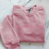 rosa Pullover personalisierbar - gefertigt von Love & Faith