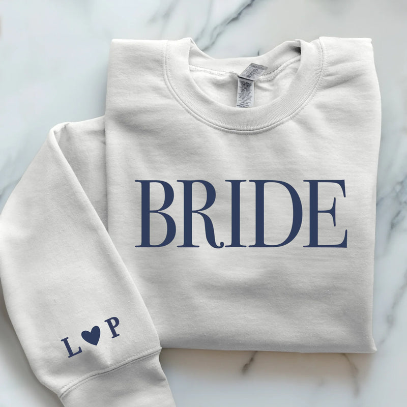 weißer Pullover personalisierbar - gefertigt von Love & Faith