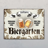 Biergarten - Outdoor-Türschild