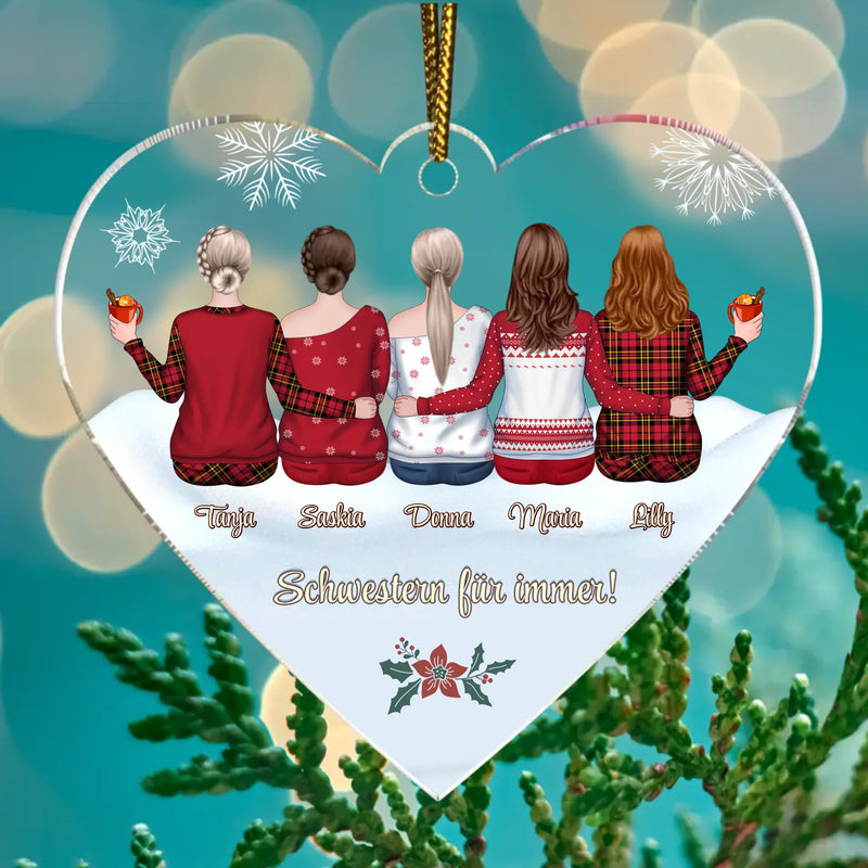 Beste Schwestern - Familien-Acryl Ornament