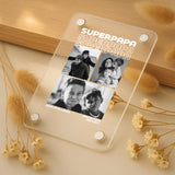 Acrylmagnet für Kühlschrank für bester Papa Geschenk personalisiert von Love & Faith