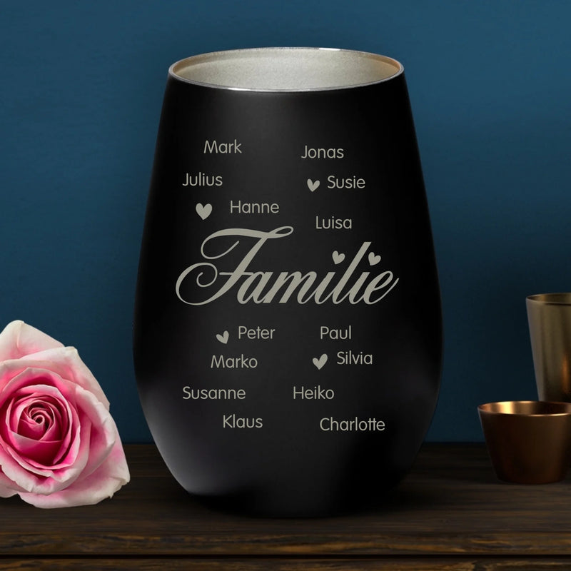 Familie ist... - Familien-Windlicht