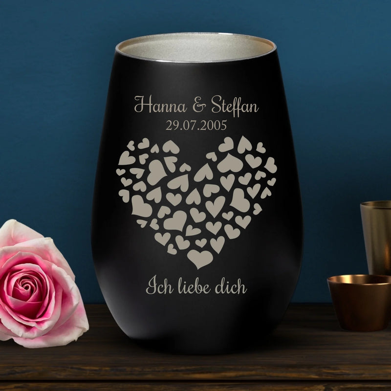 Valentinsherz - Paar-Windlicht