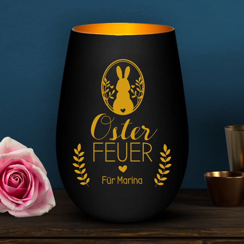 Osterfeuer - Paar-Windlicht