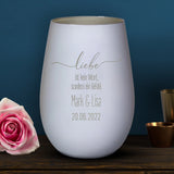 Liebe ist kein Wort - Paar-Windlicht