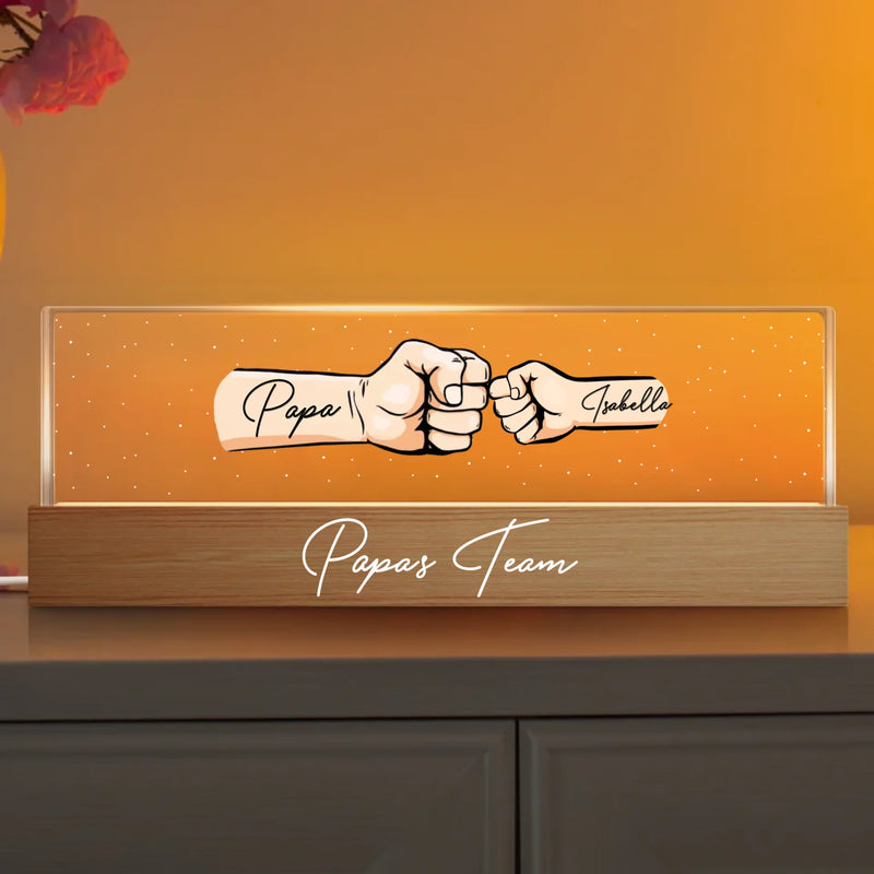 LED Night Light anlegen Acylric Plate - 25cm wide v2