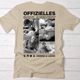 Personalisiertes Schlafshirt für Paare mit Foto-Upload und Backprint von Love & Faith