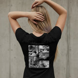 Personalisiertes Schlafshirt für Paare mit Foto-Upload und Backprint von Love & Faith