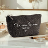 Mama Kram - Eltern-Kosmetiktasche Filz