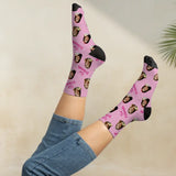 Socken mit eigenen Fotos für Freundinnen 35-46 individuell gedruckt von Love & Faith