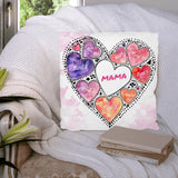 Hand aufs Herz (Für Mama) - Eltern-Kissen