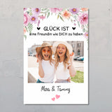 Personalisiertes Poster für Besties mit eurem Lieblingsfoto von Love & Faith