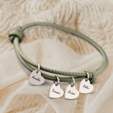 Freunde - Individuelles Lederarmband