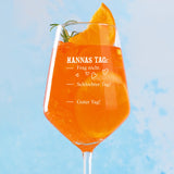 Frag nicht - Freunde-Weinglas